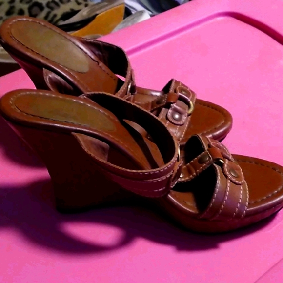 Wilson's leather Wedge sandal - Picture 1 of 8